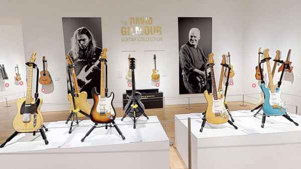 В Сети открылась виртуальная выставка гитар Дэвида Гилмора  
