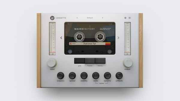 Wavesfactory Cassette: эмулятор кассетной деки с фотореалистичным интерфейсом и тремя вариантами звучания  