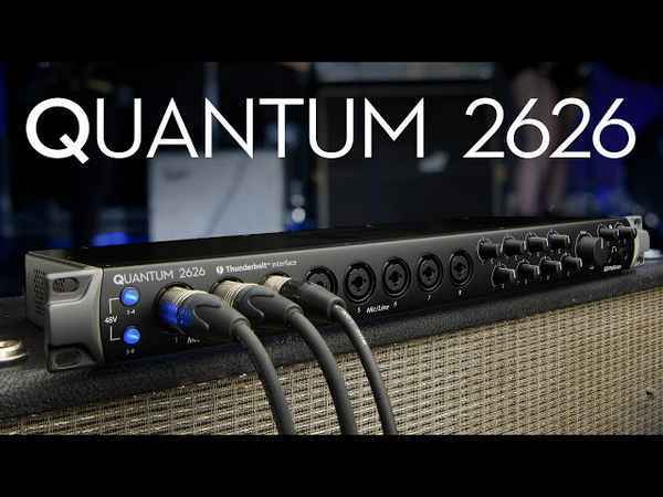 NAMM 2020: представлен аудиоинтерфейс PreSonus Quantum 2626 Thunderbolt 3  