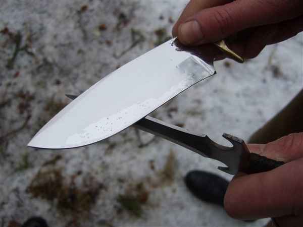 Как наточить охотничий нож в домашних условиях